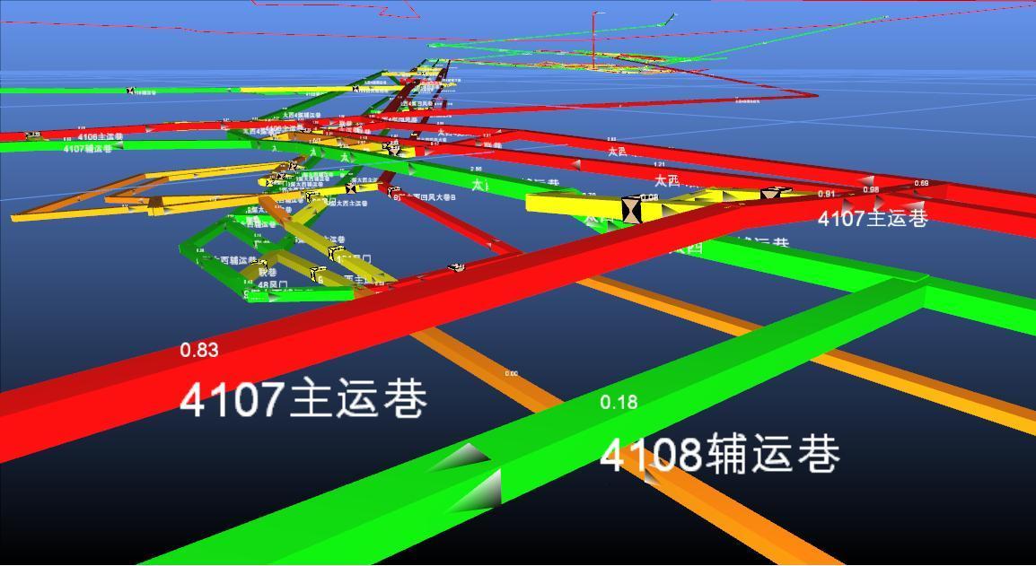 东海煤矿三维通风动态仿真模系统项目通过国家